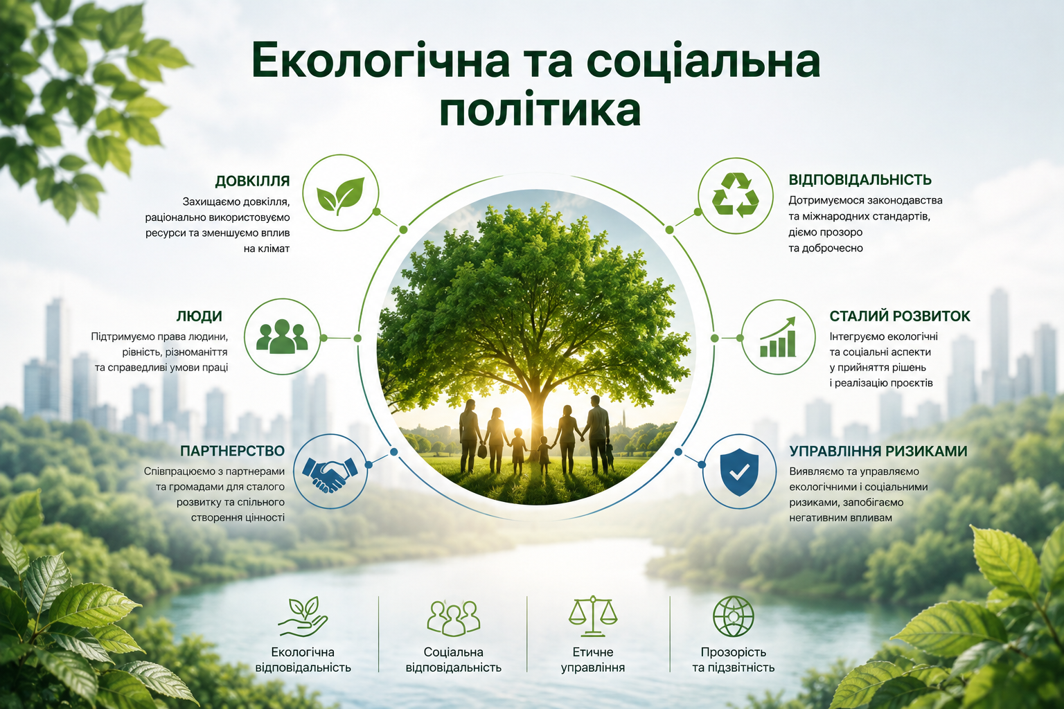 Екологічна та соціальна політика НУР